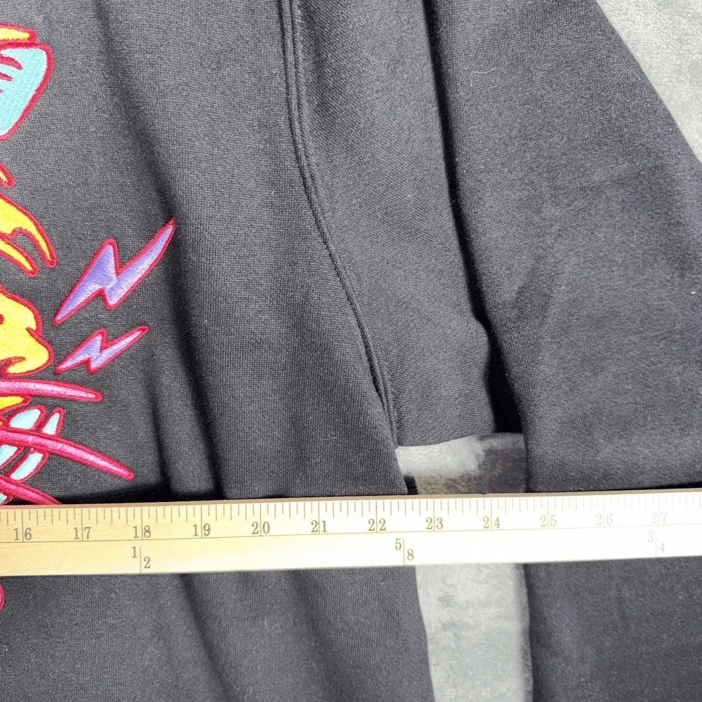 Snap Inc Mens Crewneck Sweatshirt Graphic Leopard 2018 XXL Black Cotton Blend - Picture 6 of 6